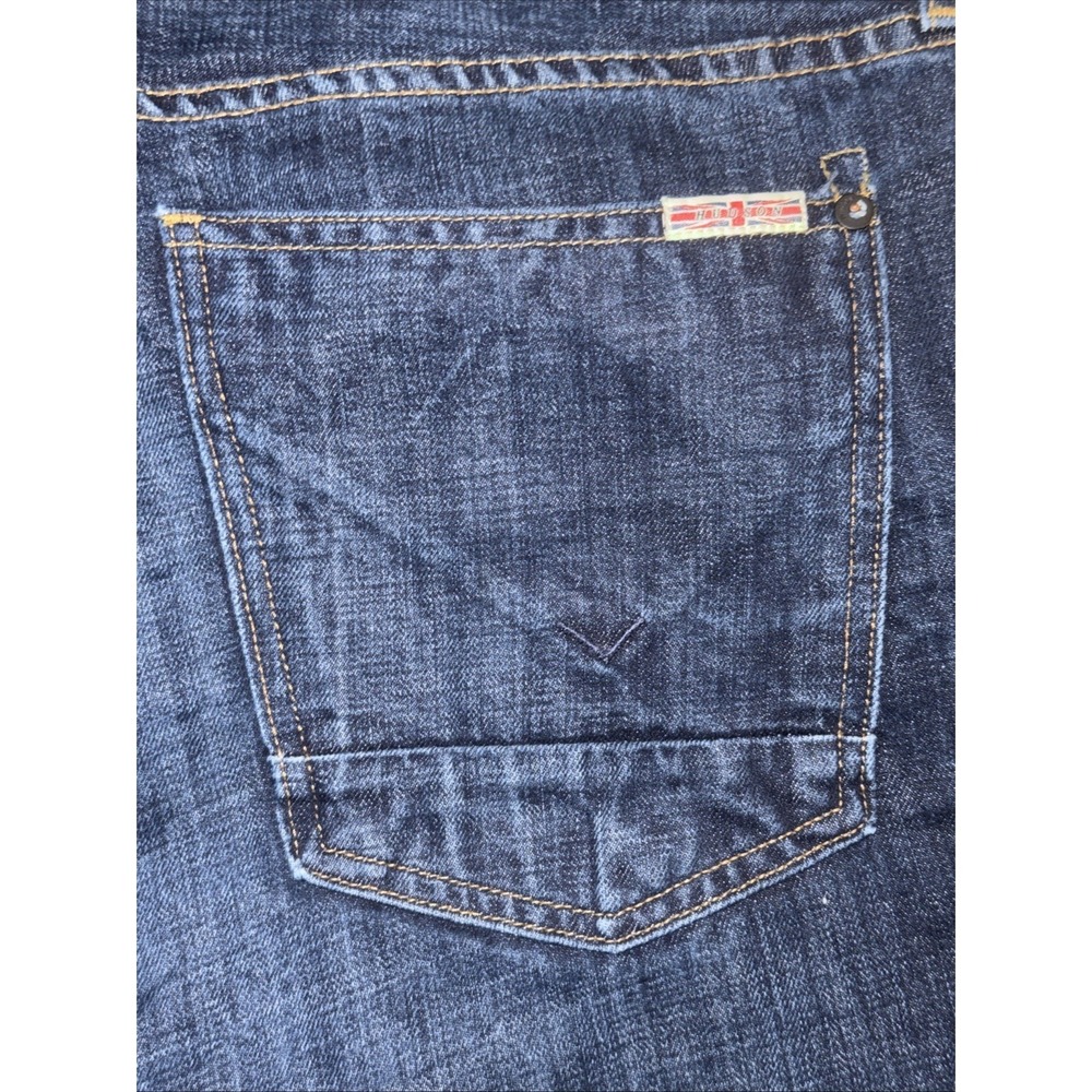 Hudson Blue Denim Jeans Men's Size 38 Button Fly Made In USA - Picture 5 of 14